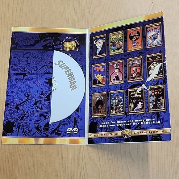 Superman Comic Book Collection ,Superman Tin Sign, Dvd - Picture 10 of 10